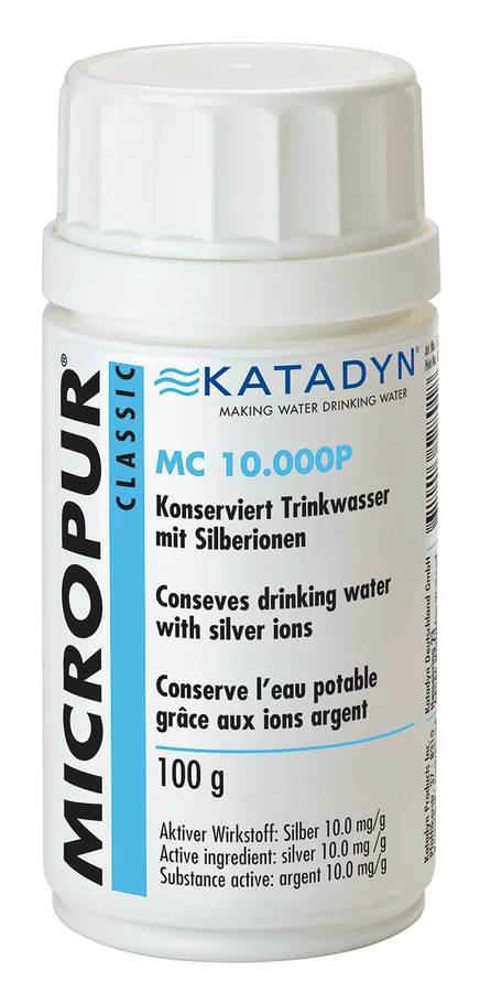 pastilles MICROPUR Classique MC 50T Katadyn ions argent de conservation